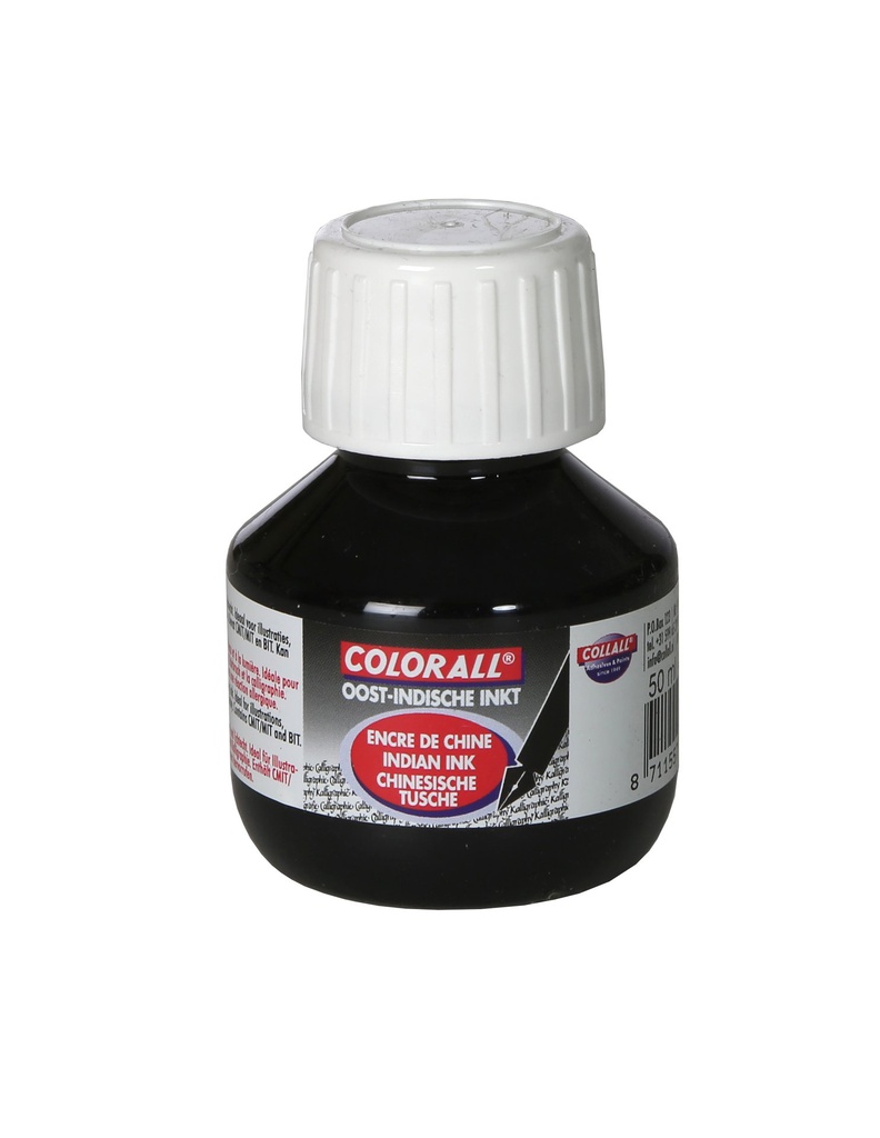 Encre de Chine, Collorall - 50ml - Noir