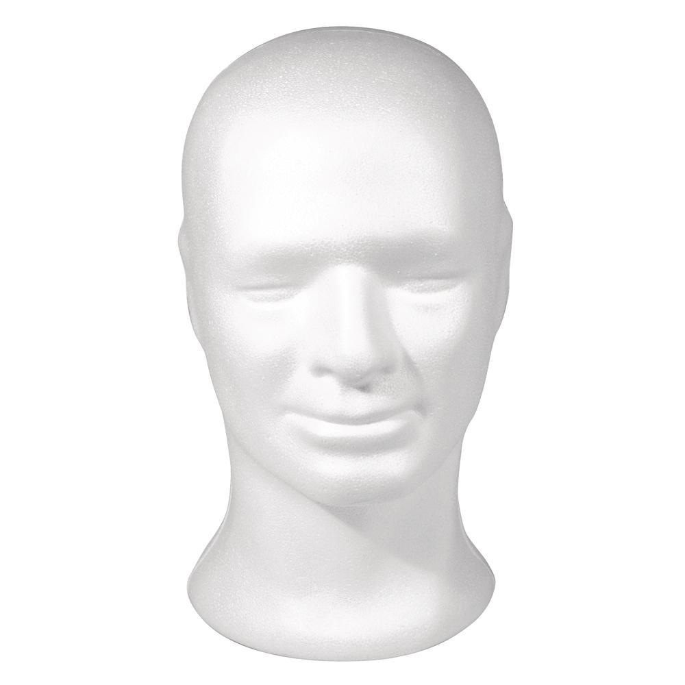 Tête Homme Frigolite H 30cm