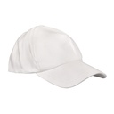 Baseballcap wit - met velcrosluiting