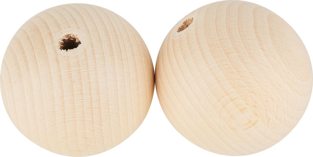 Boules en Bois 40mm, 25pc