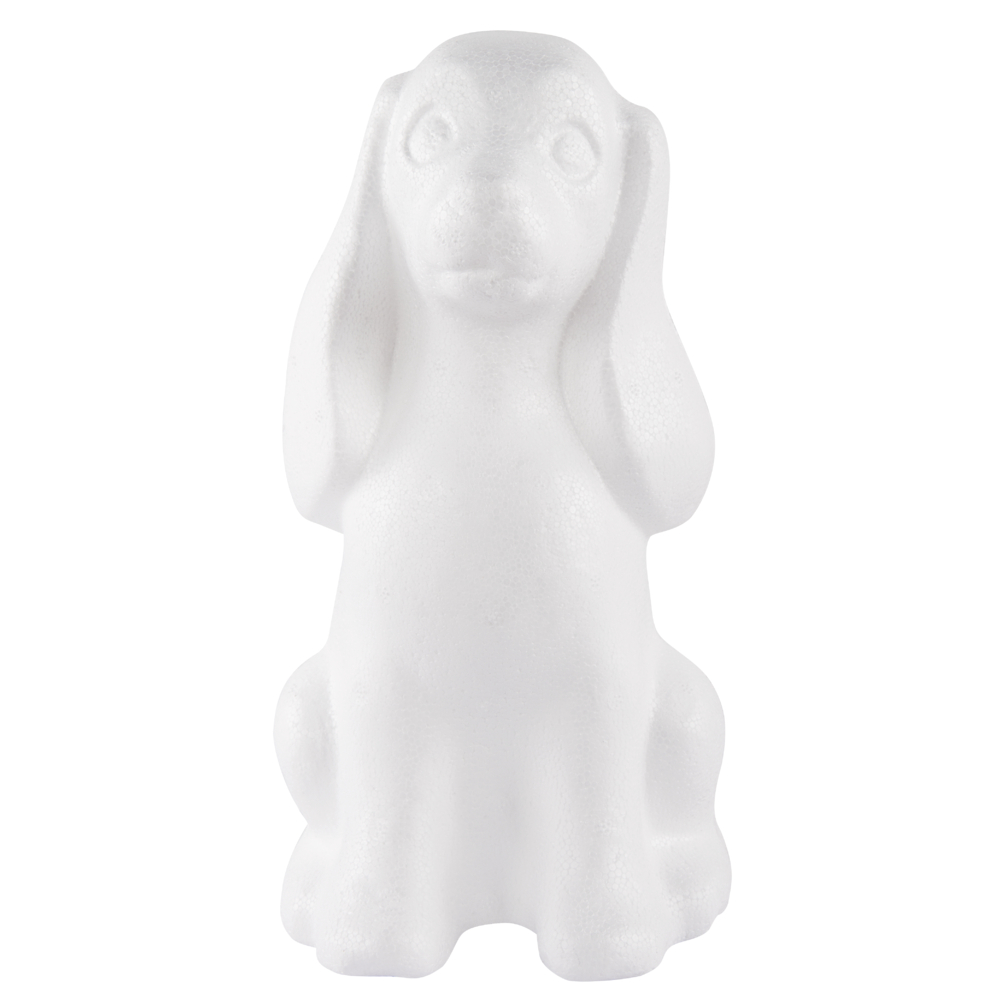 Chien en polystyrène, 25 cm