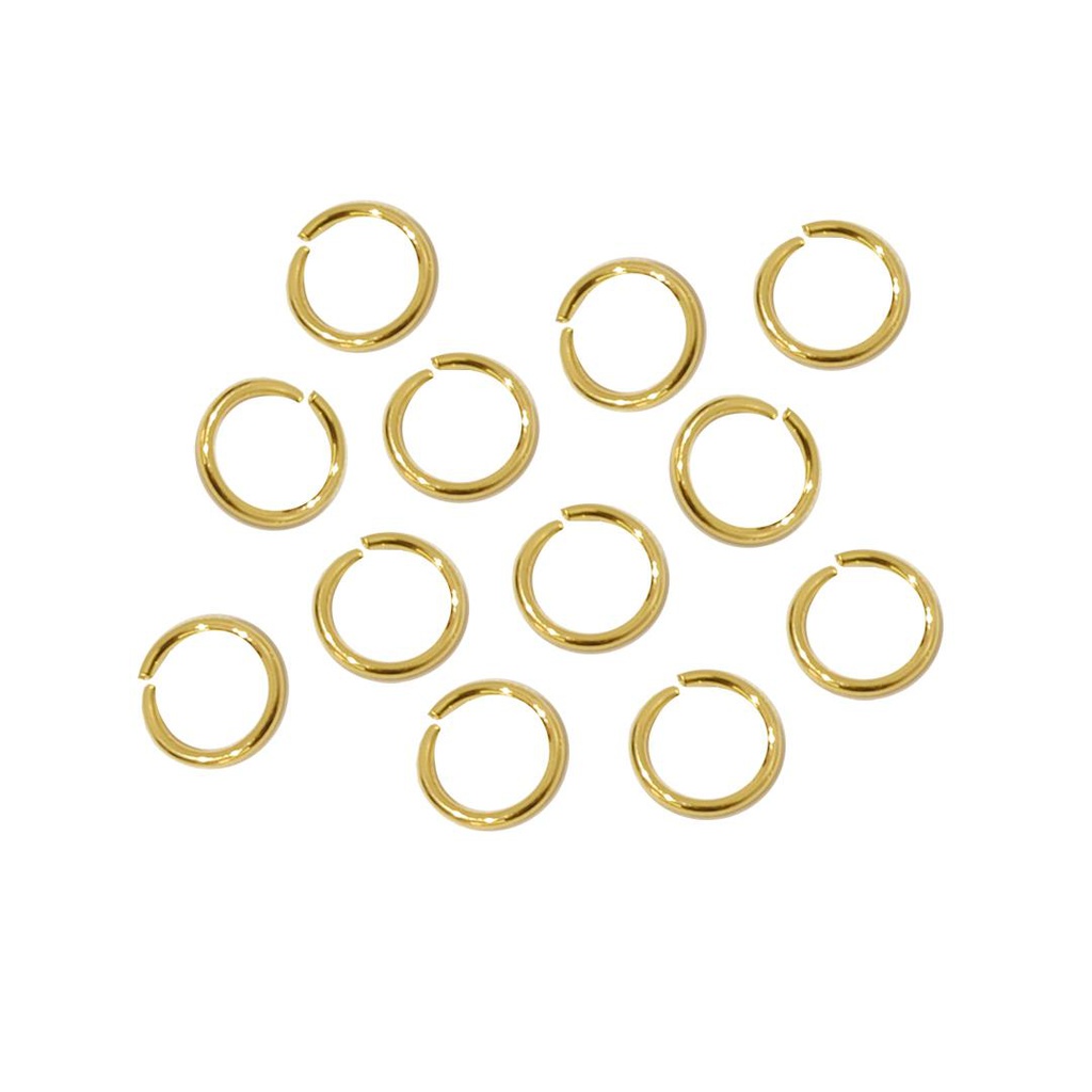 Ringen Goud, 8 mm - 100 Stuks