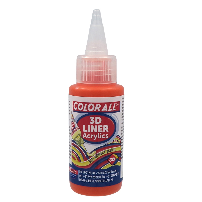 Collall Acrylics 3D Liner 50ml Oranje