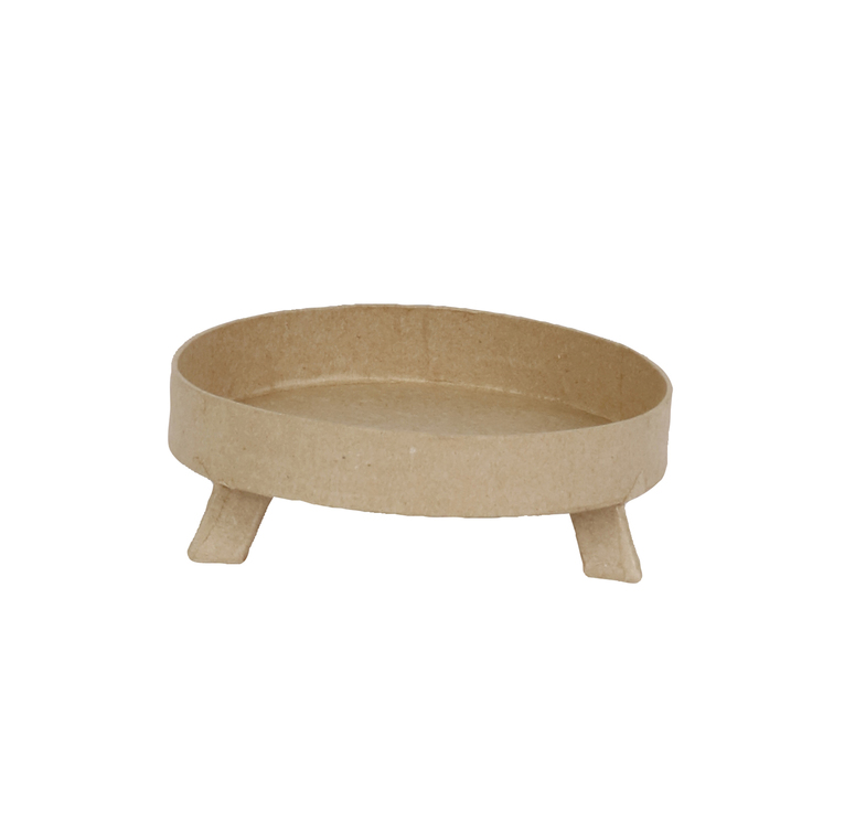 Décopatch Plateau Round tray 3 legs