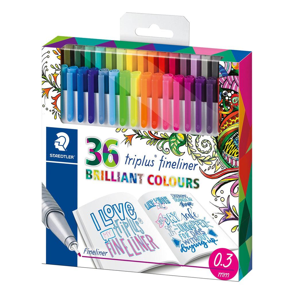 Staedtler Triplus fineliner - étui 36 pc (26+10 gratuite)