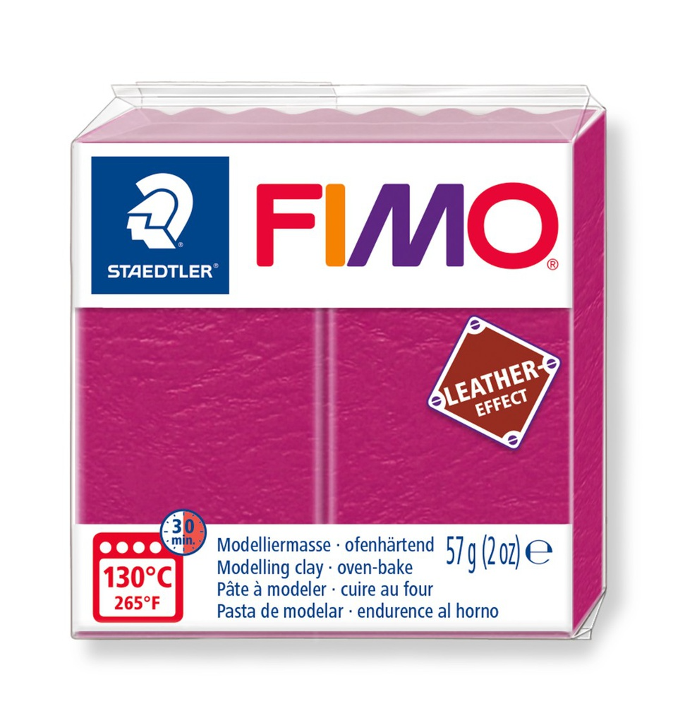 Fimo leather-effect boetseerklei, 57gr - bes