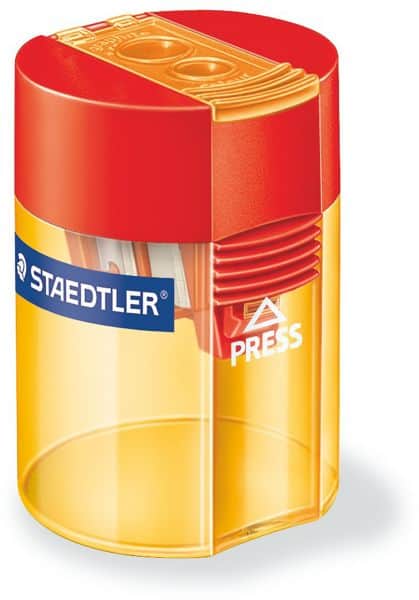 Staedtler Taille-crayon, boîtier plastique rond 2 trous