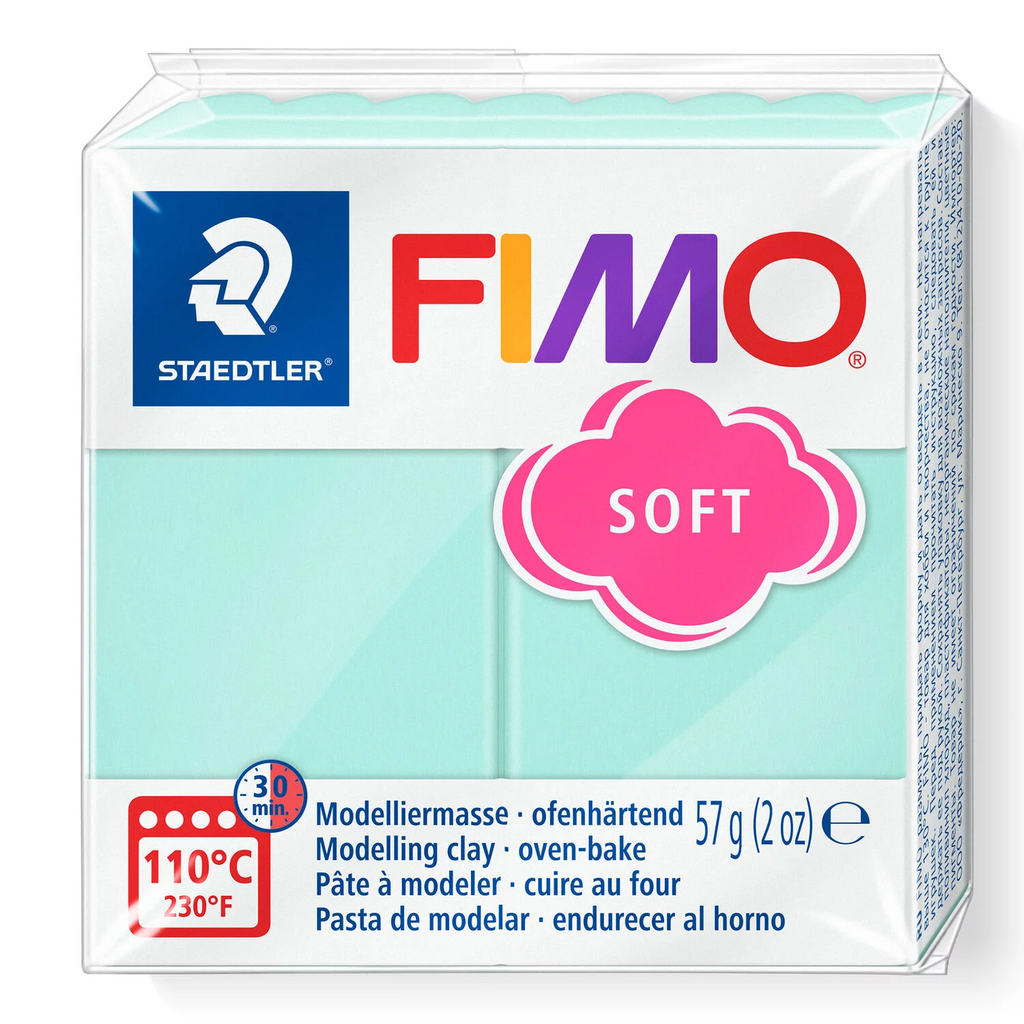 Fimo soft pâte à modeler 57g menthe