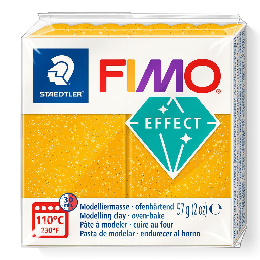 Fimo effect boetseerklei, 57gr - metallic goud**