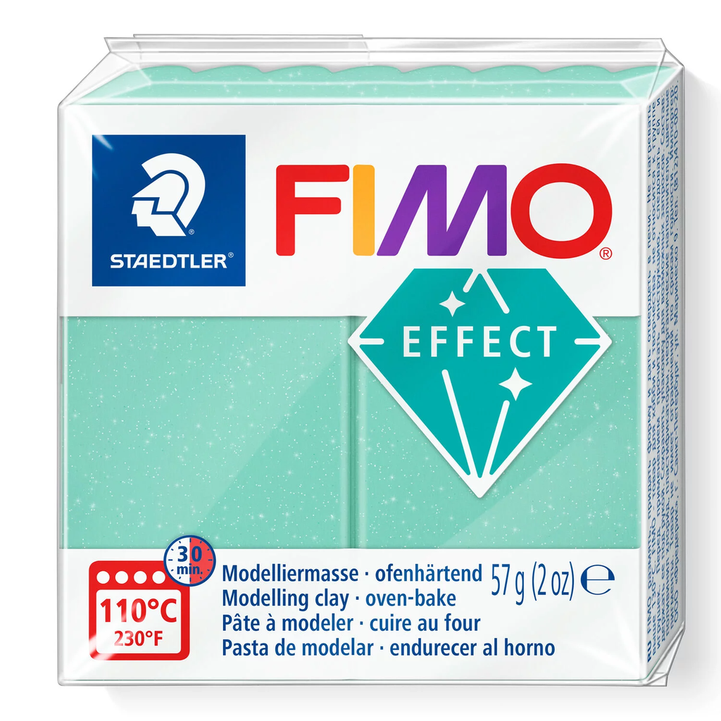 Fimo effect boetseerklei, 57gr - groen jade