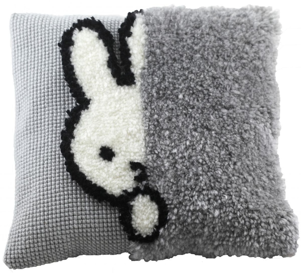 Kit smyrne et point de croix 40x40cm, Miffy peekaboo