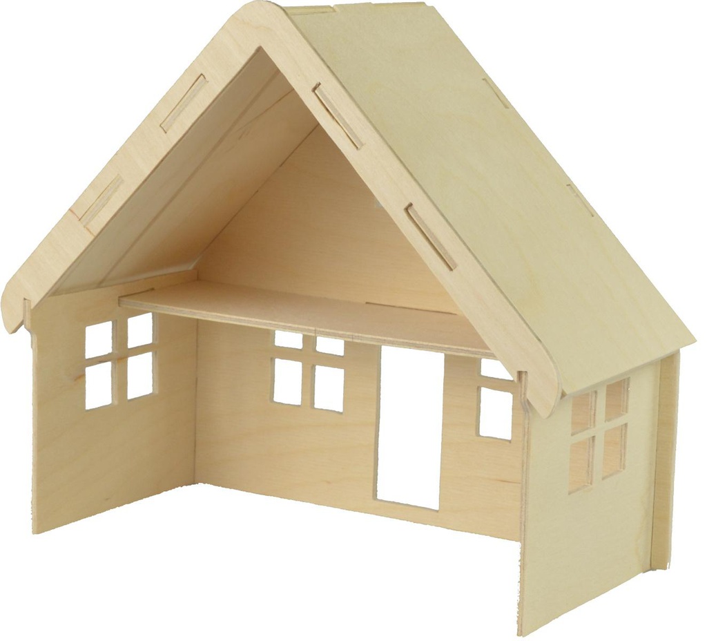 Bouwkit hout, Dollhouse small