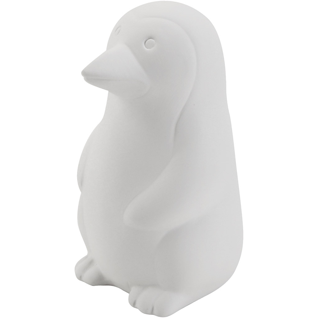 Spaarpot dieren set pinguïn, 11x6x5,5 cm - 6 stuks