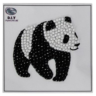 Crystal Art Motif 9x9cm, Panda