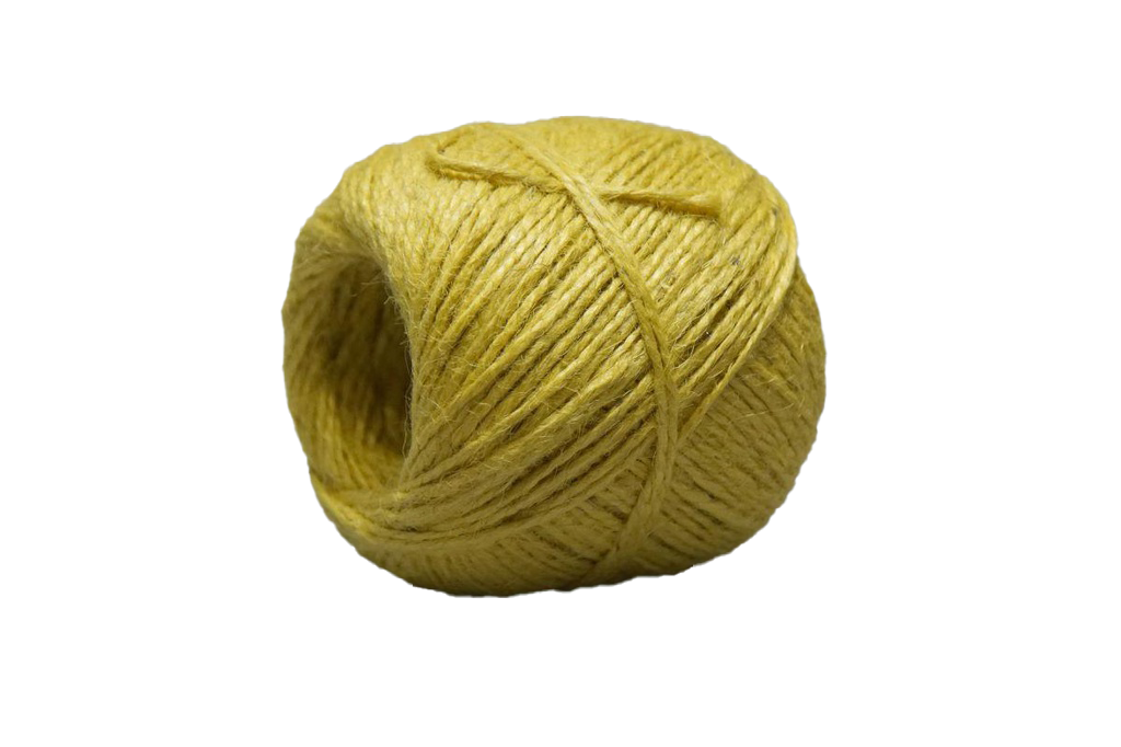 Corde de Jute 2-fils - 100 gr - Jaune