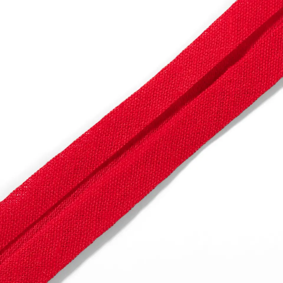 Biaisband Katoen 40/20 mm - 30m - rood