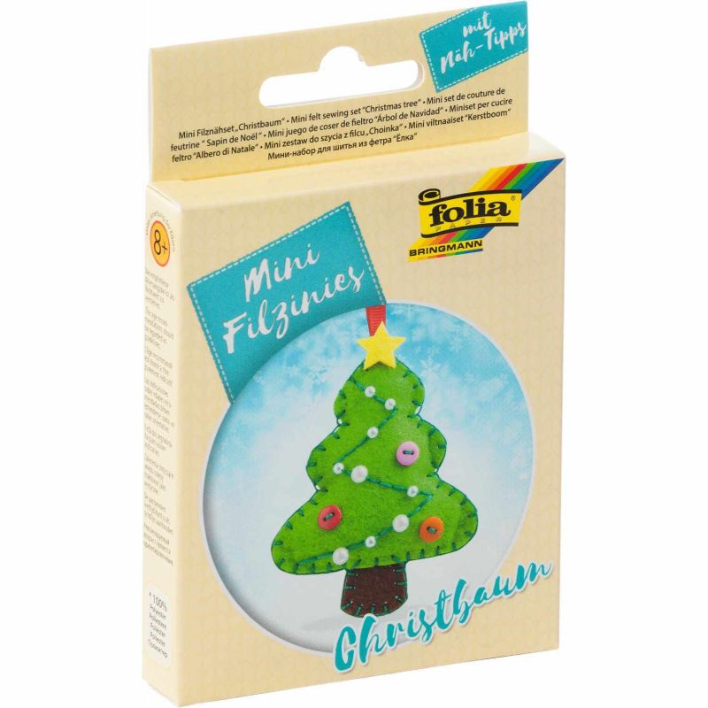 Kit couture en feutrine SAPIN, 21 parts