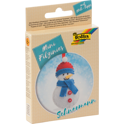 Vilt-naaien-set SNOWMAN