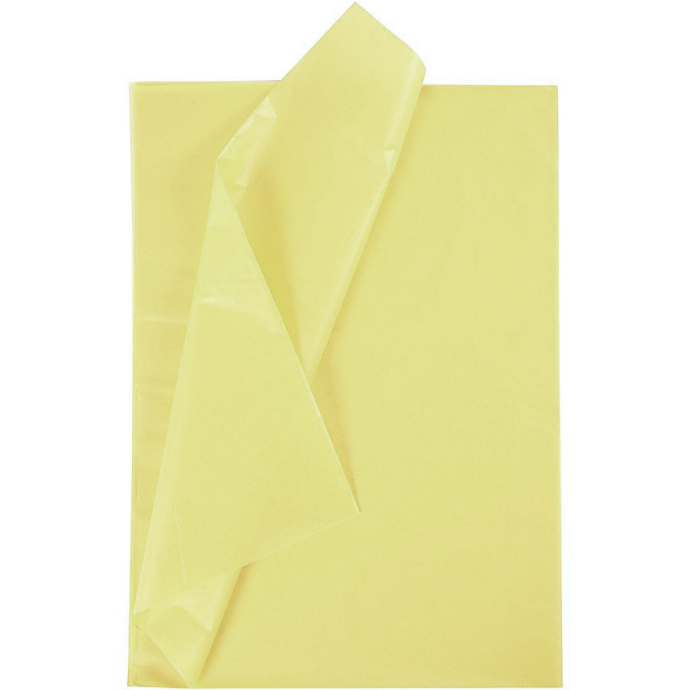 Papier de soie 20g/m², 50x70cm, 26 flles, Vanille