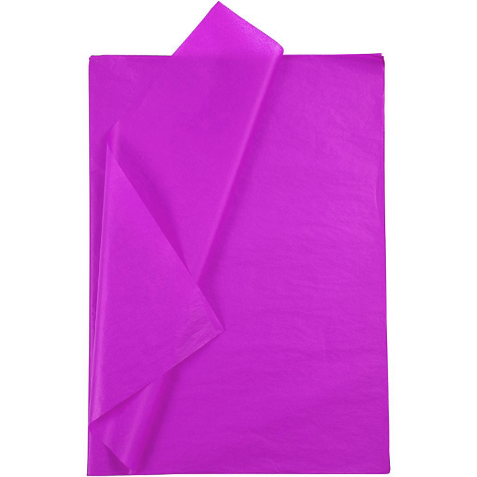 Papier de soie 20g/m², 50x70cm, 26 flles, vieux rose