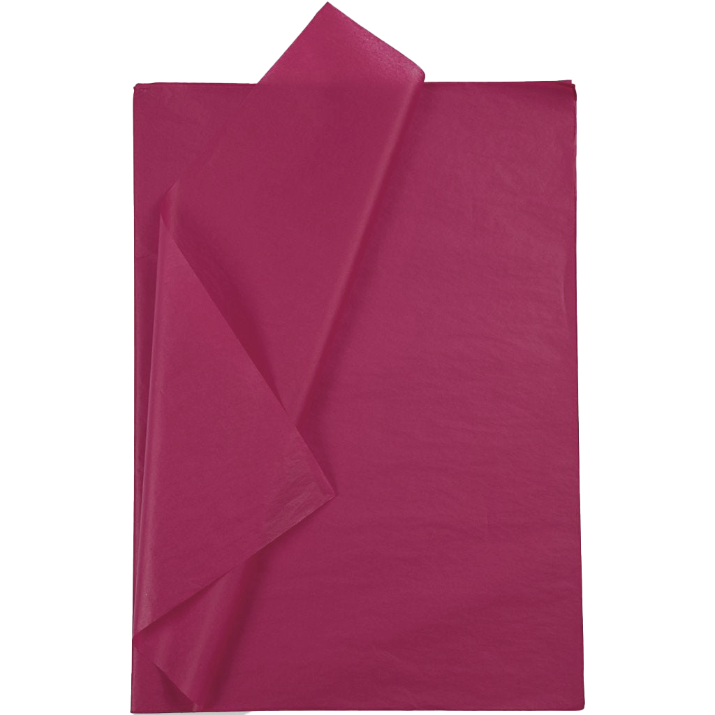 Papier de soie 20g/m², 50x70cm, 26 flles, lie de vin