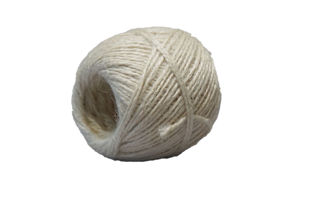 Corde de Jute 2-fils - 100 gr - Blanc