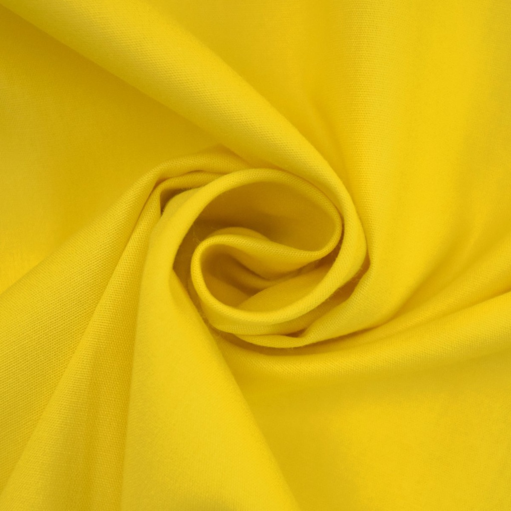 Toile de Coton 150cm largeur 150gr/m², Jaune Citron