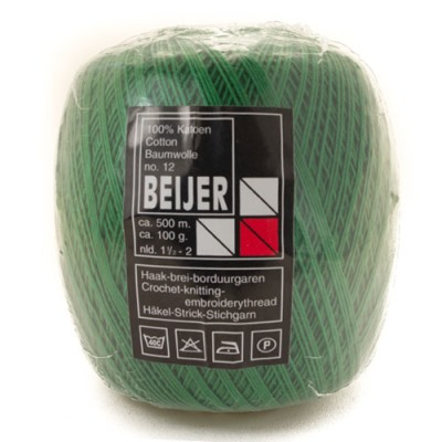 Coton Mercerisé n°12 100gr, Vert Foncé