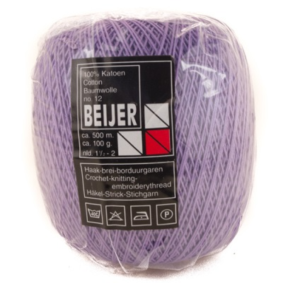 Coton Mercerisé n°12 100gr, Mauve