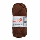 Haakkatoen Cotton 8 (100% katoen) 50gr, Bruin