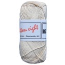 Haakkatoen Cotton 8 (100% katoen) 50gr, Ecru