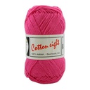 Haakkatoen Cotton 8 (100% katoen) 50gr, Fushia