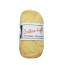 Haakkatoen Cotton 8 (100% katoen) 50gr, Geel