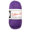 Haakkatoen Cotton 8 (100% katoen) 50gr, Paars