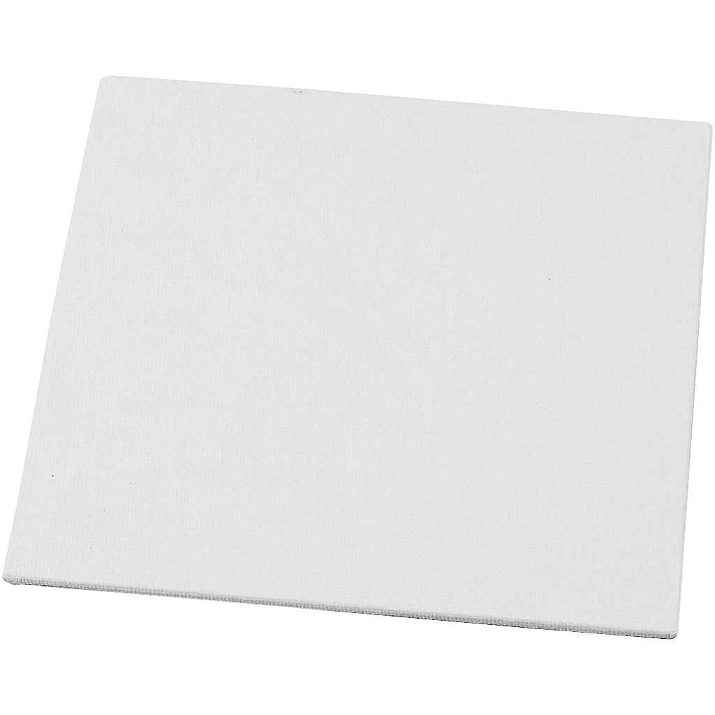 Canvas Paneel 15x15 cm, 280 gr - Wit, 1 stuk