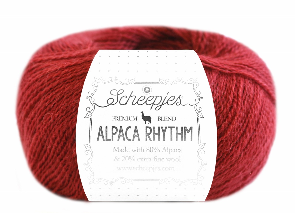 Scheepjeswol Alpaca Rhythm, 10x25gr, 80% Alpaca/20% Wol,  kleur "Tango"