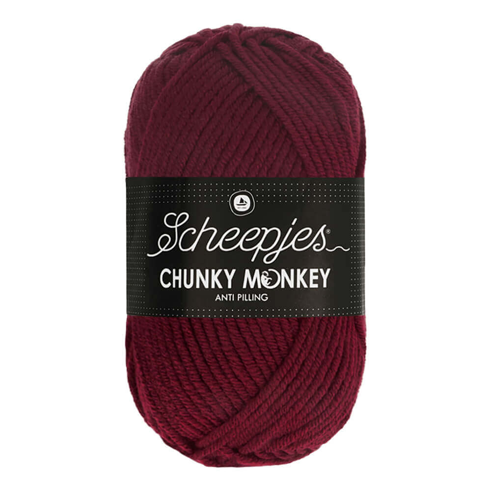 Scheepjes Chunky Monkey 5x100g - 1035 Maroon