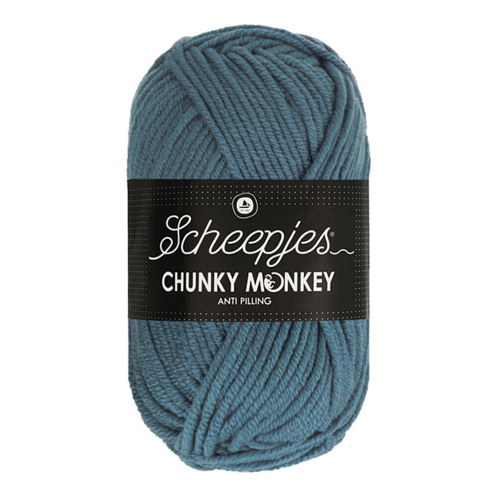 Scheepjes Chunky Monkey 5x100g - 1302 Air Force Blue