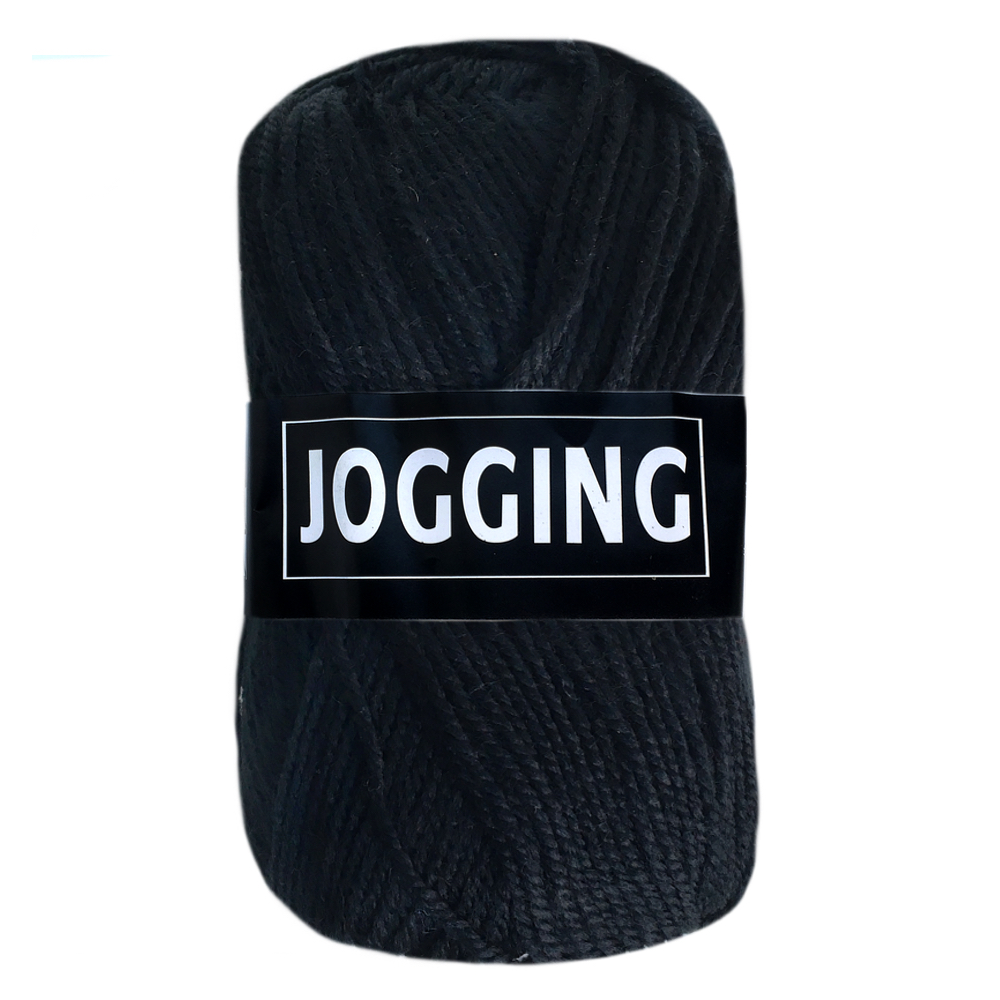 Kousenwol Jogging (60% acryl 20% scheerwol 20% polyamide), 500gr, antraciet