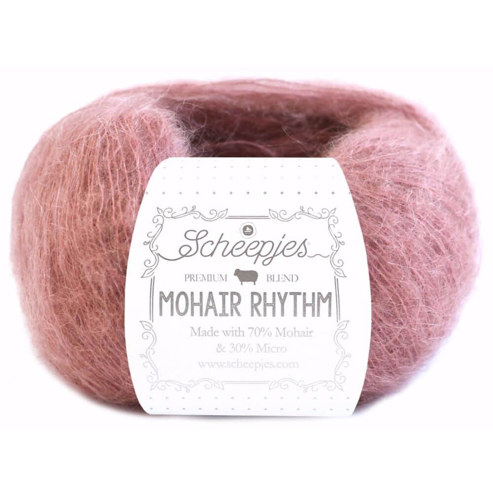 Scheepjeswol Mohair Rhythm, 10x25gr, 70% Mohair/30% microvezel, kleur " Foxtrot"