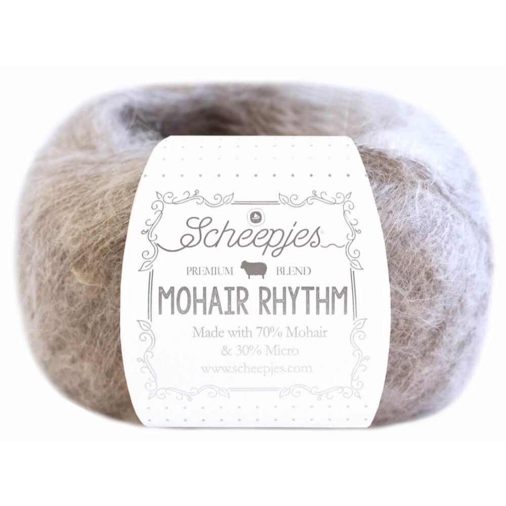 Scheepjeswol Mohair Rhythm, 10x25gr, 70% Mohair/30% microvezel, kleur " Robotic"