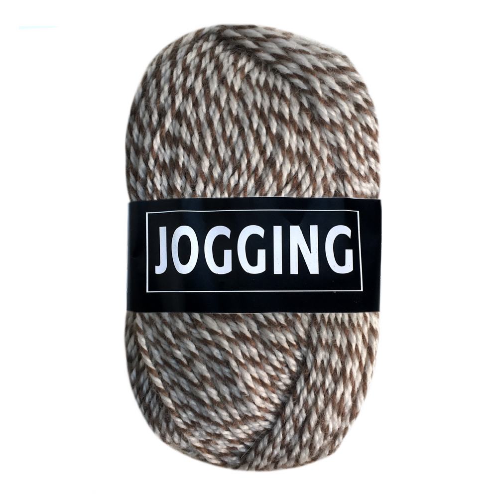 Kousenwol Jogging (60% acryl 20% scheerwol 20% polyamide), 500gr, gespikkeld