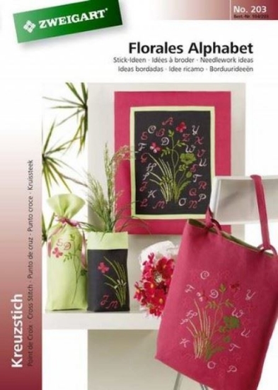 Zweigart livret 203 "Floral Alphabet"