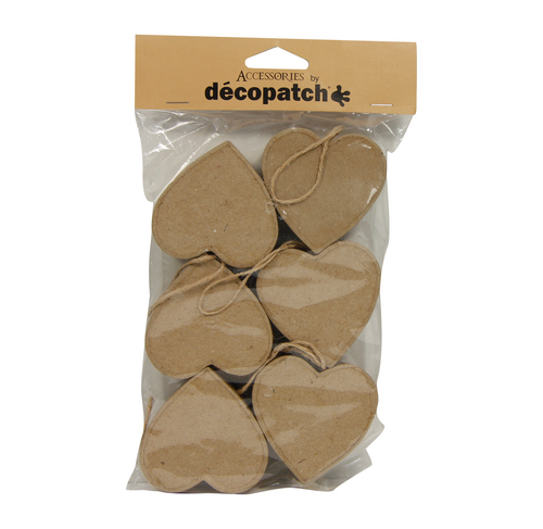 Décopatch Déco - Set van 6 doosjes Hart