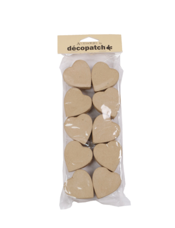 Décopatch Doosjes - Doos Set van 10 doosjes - Hartje