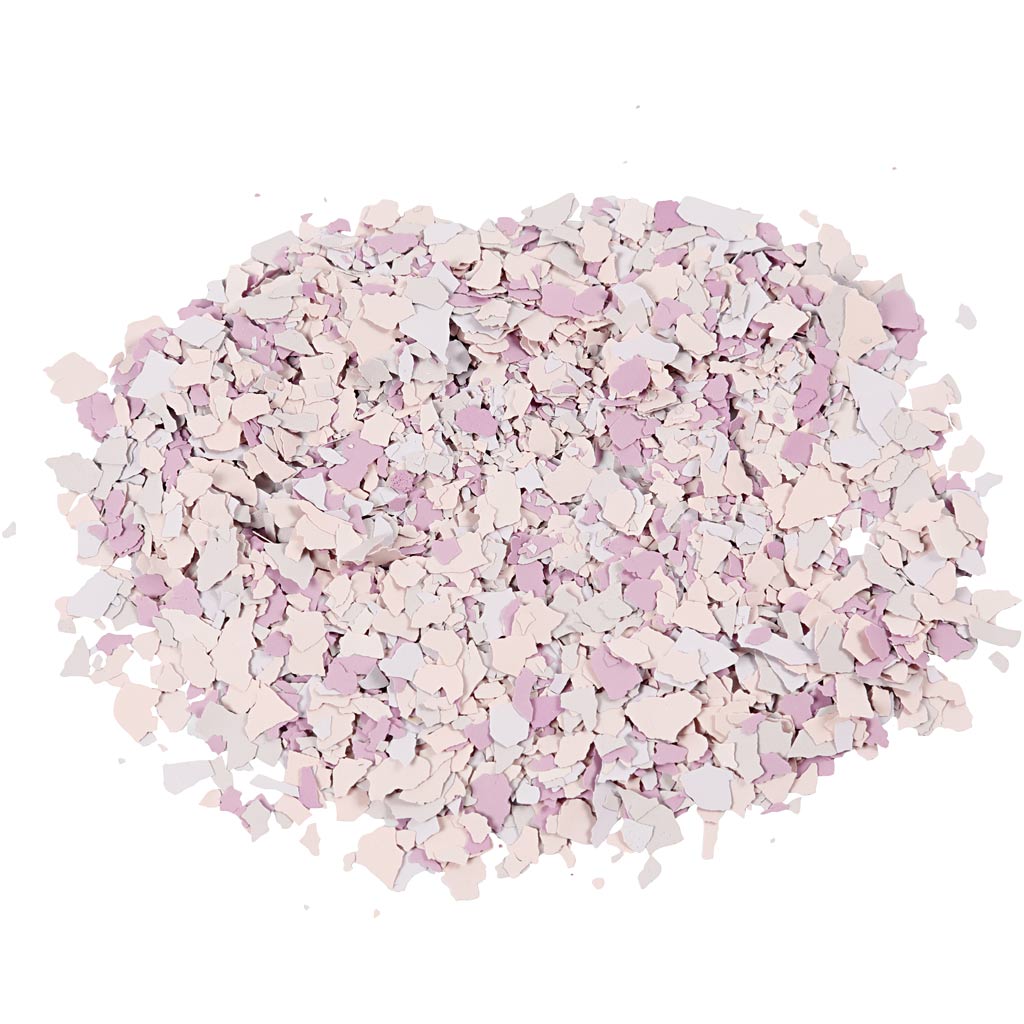 Terrazzo vlokken, paars, 90 gr