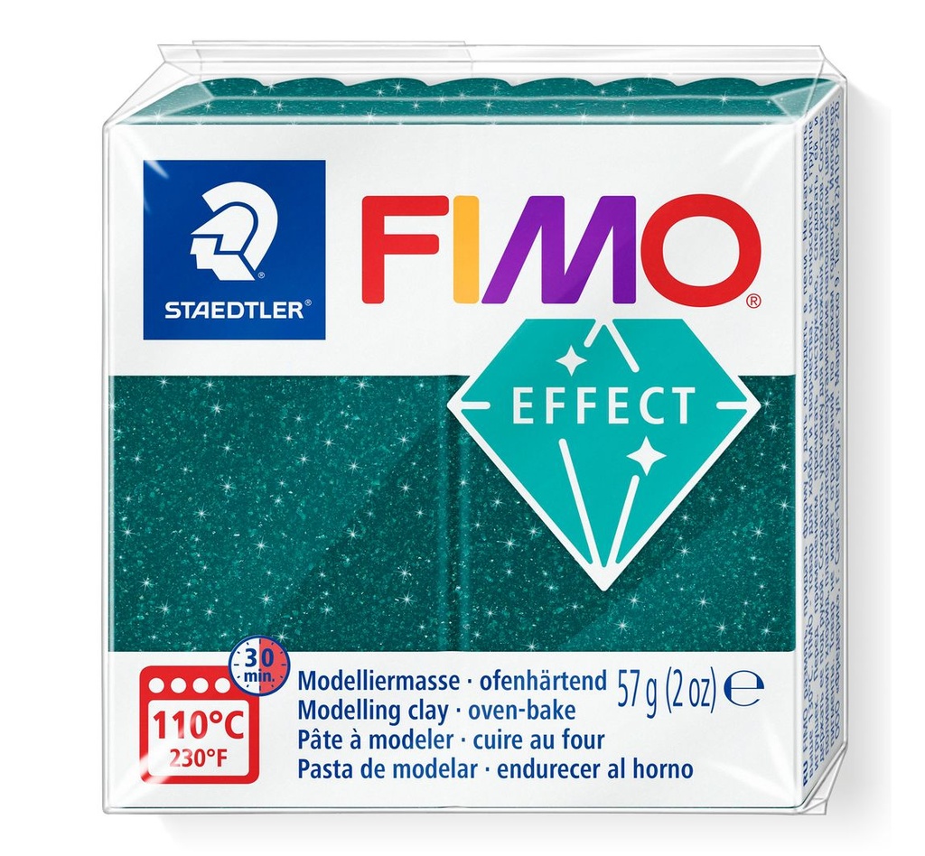 Fimo effect galaxy boetseerklei, 57gr - groen