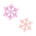 Moule en silicone 8,3cm x 7,4cm x 1,8cm - Pendentif flocon de neige