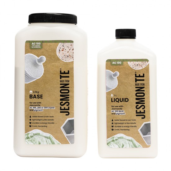 Jesmonite AC100 SET 1L Liquid & 2,5Kg Base - NL