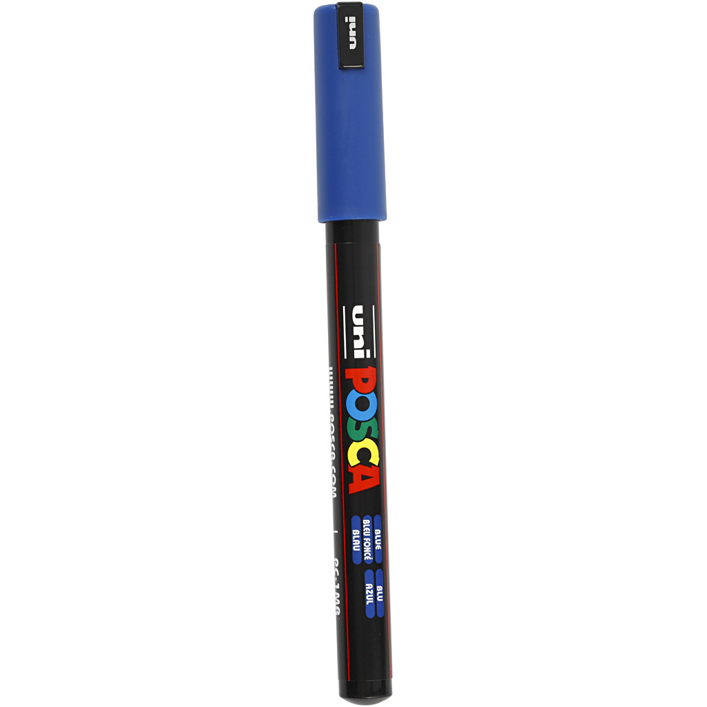 Posca verfstift PC1MR Extrafijne & gekalibreerde punt - Donkerblauw